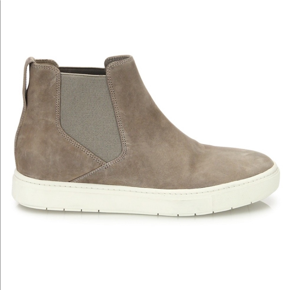 Vince Taupe Suede Chelsea Sneaker